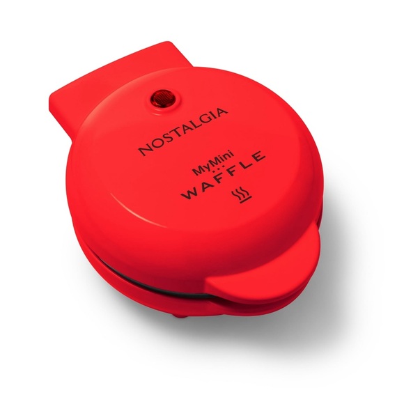 MyMini Red Waffle Maker NEW - Picture 3 of 5